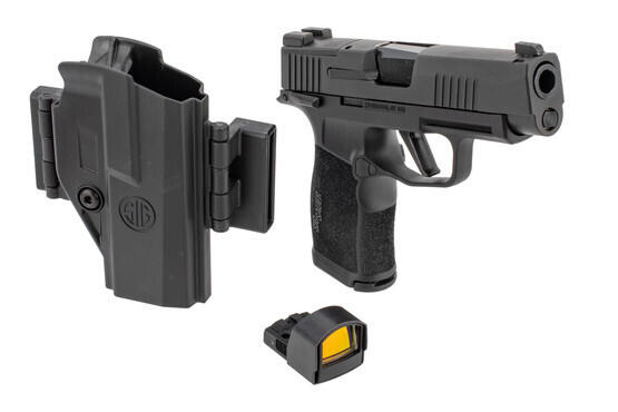 Sig Sauer P365XL 9mm pistol with Manual Safety and romeo red dot comes with a holster